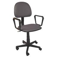 Computer Chair w/ Arm Rest (Black)-1