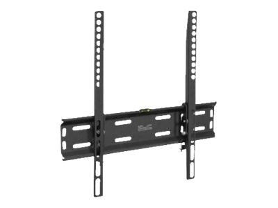Klip Xtreme KPM-725 - Kit de montaje (soporte para montaje en pared) - para pantalla plana - acero con recubrimiento en polvo - negro - tamaño de pantalla: 23"-46" - interfaz de montaje: hasta 400 x 400 mm - se puede instalar en la pared