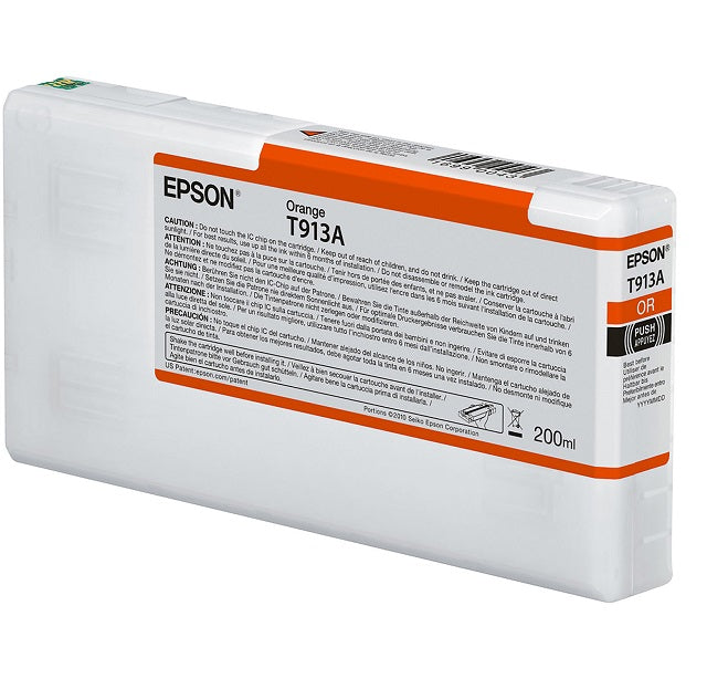 Epson T913 - 200 ml - naranja - original - cartucho de tinta - para SureColor P5000, SC-P5000-1