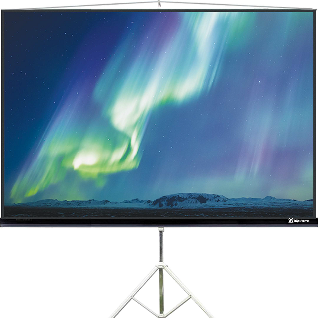 Klip Xtreme KPS-113 - Projection screen with tripod - 92" - 16:9-2