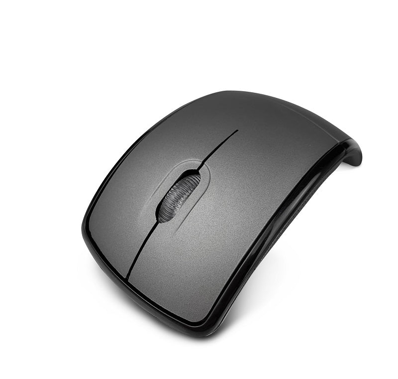 Klip Xtreme - Mouse - 2.4 GHz - Wireless - Gray - Foldable - 1000dpi-1