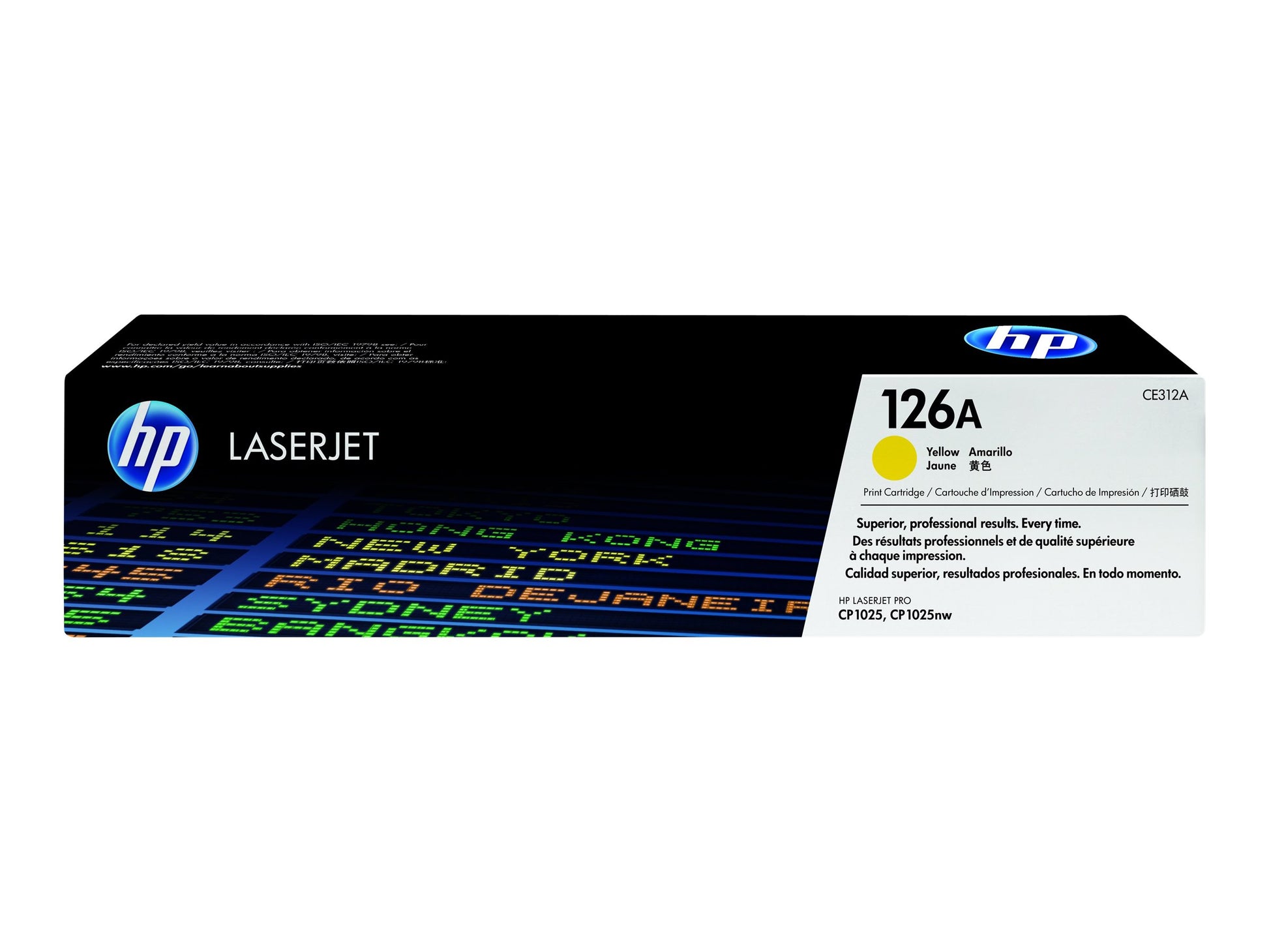 HP 126A - Amarillo - original - LaserJet - cartucho de tóner (CE312A) - para Color LaserJet Pro CP1025; LaserJet Pro MFP M175; TopShot LaserJet Pro M275-2