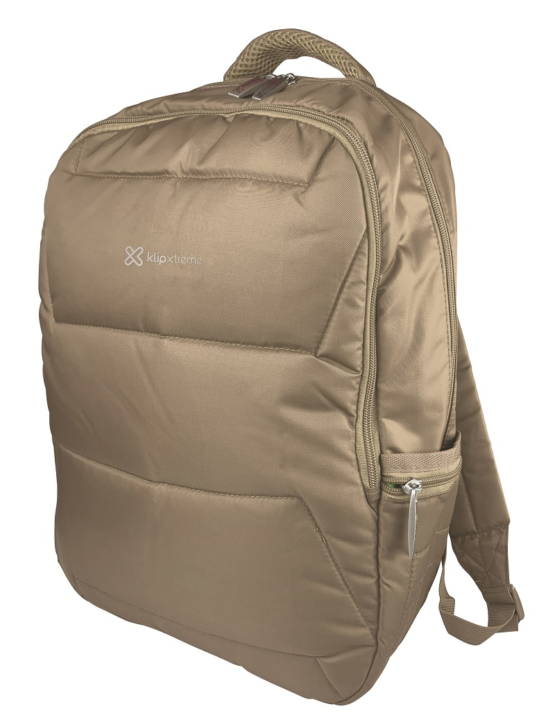 Klip Xtreme - Notebook carrying backpack - 15.6" - 1200D Nylon - Khaki - Two Compartments-2