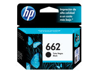 HP 662 - Negro - original - Ink Advantage - cartucho de tinta - para Deskjet 1516, Ink Advantage 15XX, Ink Advantage 35XX, Ink Advantage 4645-13