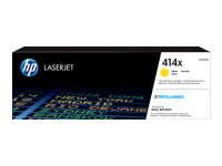 HP 414X - Alto rendimiento - amarillo - original - LaserJet - cartucho de tóner (W2022X) - para Color LaserJet Enterprise M455, MFP M480; Color LaserJet Pro M454, M479, MFP M479-1
