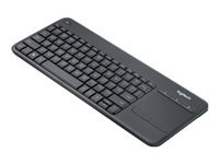 Logitech Wireless Touch Keyboard K400 Plus - Teclado - con panel táctil - inalámbrico - 2.4 GHz - negro-11