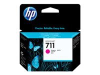 HP 711 - 29 ml - magenta - original - DesignJet - cartucho de tinta - para DesignJet T100, T120, T120 ePrinter, T125, T130, T520, T520 ePrinter, T525, T530-4