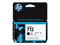 HP 712 - 38 ml - negro - original - DesignJet - cartucho de tinta - para DesignJet Studio, T210, T230, T250, T630, T650-5