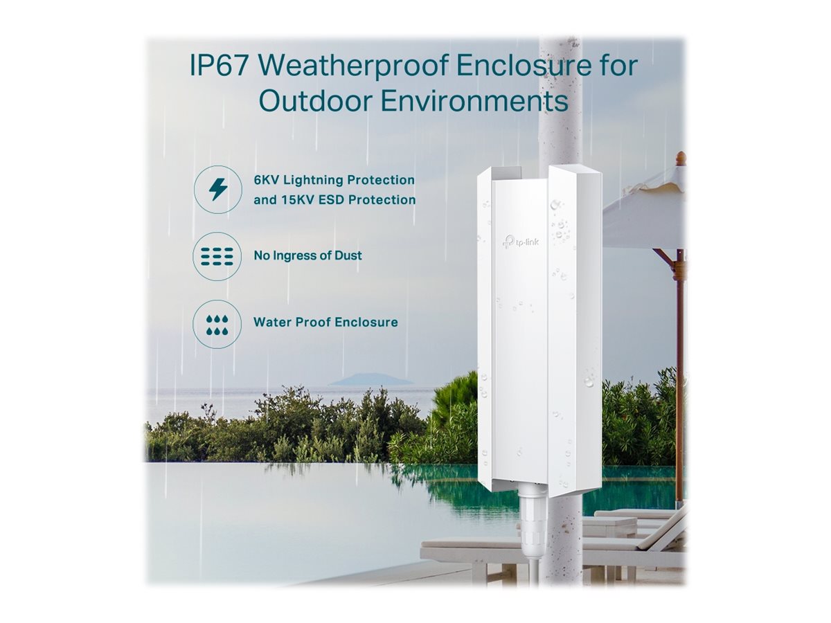 TP-LINK EAP610-Outdoor - Punto de acceso inalámbrico - Wi-Fi 6 - 2.4 GHz, 5 GHz - gestionado a través de la nube - montable en poste/pared-11