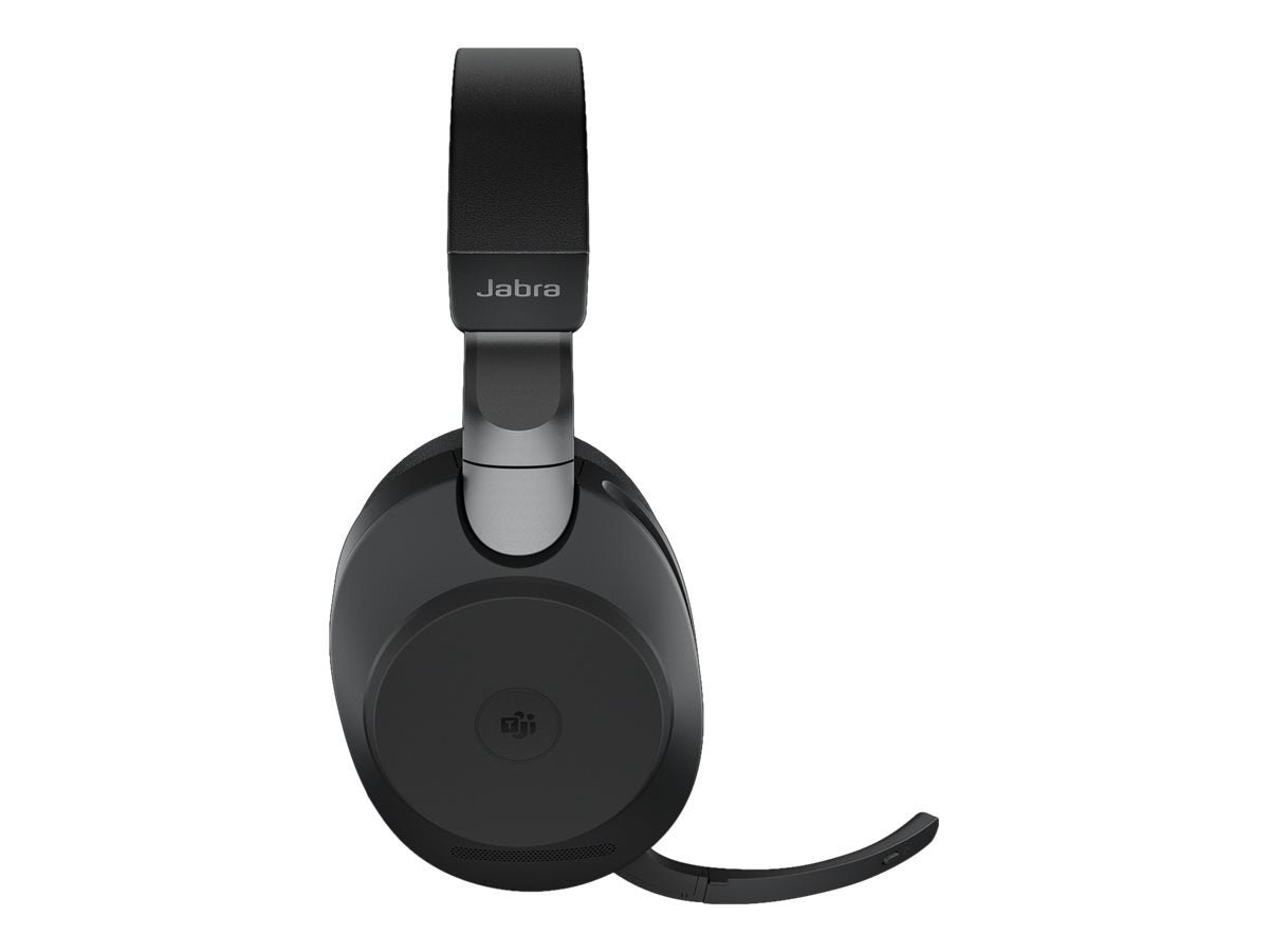 Jabra Evolve2 85 MS Stereo - Auricular - tamaño completo - Bluetooth - inalámbrico, cableado - cancelación de sonido activo - conector de 3,5 mm - aislamiento de ruido - negro - Certificado para Equipos de Microsoft-4
