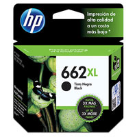 HP 662XL - Alto rendimiento - negro - original - Ink Advantage - cartucho de tinta - para Deskjet 1516, Ink Advantage 15XX, Ink Advantage 35XX, Ink Advantage 4645-12