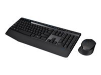 Logitech Wireless Combo MK345 - Juego de teclado y ratón - inalámbrico - 2.4 GHz - QWERTY - español - negro, azul-10