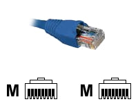 Nexxt - Cable de interconexión - RJ-45 (M) a RJ-45 (M) - 90 cm - UTP - CAT 5e - moldeado, trenzado - azul-2