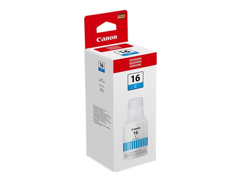 Canon GI 16 C - 132 ml - cián - original - recarga de tinta - para MAXIFY GX6010, GX7010-8