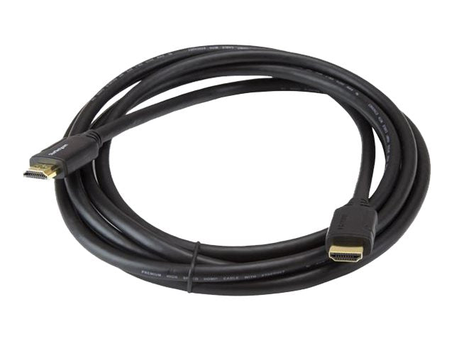 StarTech.com Cable HDMI premium de alta velocidad con Ethernet - 4K 60Hz - 3m - Cable HDMI Certificado Premium - HDMI 2.0 - Cable HDMI con Ethernet - HDMI macho a HDMI macho - 3 m - negro - para P/N: EXTEND-HDMI-4K40C6P1, KITBXAVHDPEU, KITBXAVHDPUK, KITBX
