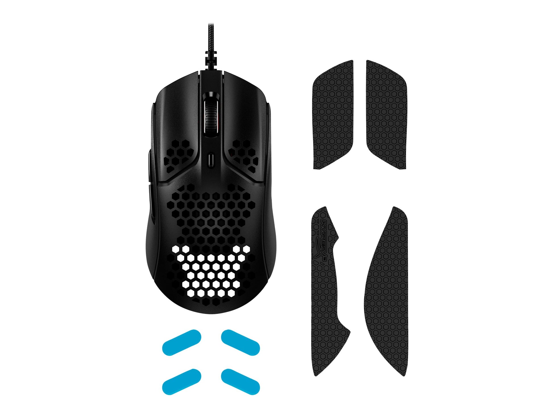HyperX Pulsefire Haste - Ratón - óptico - 6 botones - cableado - USB 2.0 - para Victus by HP Laptop 16; Laptop 14, 15, 17; Pavilion x360 Laptop; Pro 290 G9-14