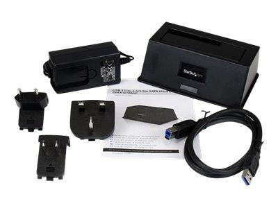 StarTech.com Estación de Acoplamiento USB 3.0 UASP para Conexión de Disco Duro SATA III de 2,5" y 3,5" Pulgadas - Docking Station - Controlador de almacenamiento - 2.5", 3.5" - SATA 6Gb/s - USB 3.0 - para P/N: SVA12M2NEUA, SVA12M5NA, USBDUP15, USBDUPE115,