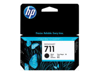 HP 711 - 38 ml - negro - original - DesignJet - cartucho de tinta - para DesignJet T100, T120, T120 ePrinter, T125, T130, T520, T520 ePrinter, T525, T530-3