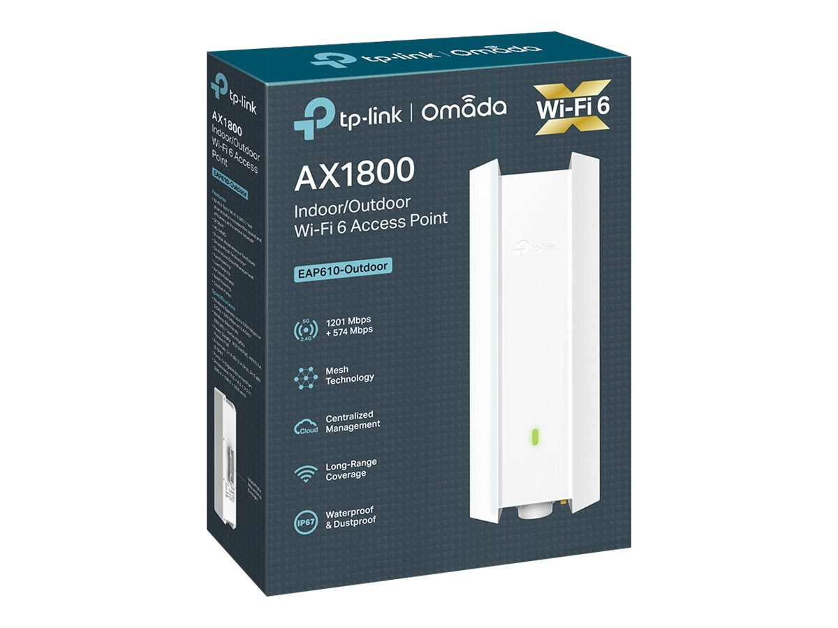 TP-LINK EAP610-Outdoor - Punto de acceso inalámbrico - Wi-Fi 6 - 2.4 GHz, 5 GHz - gestionado a través de la nube - montable en poste/pared-8