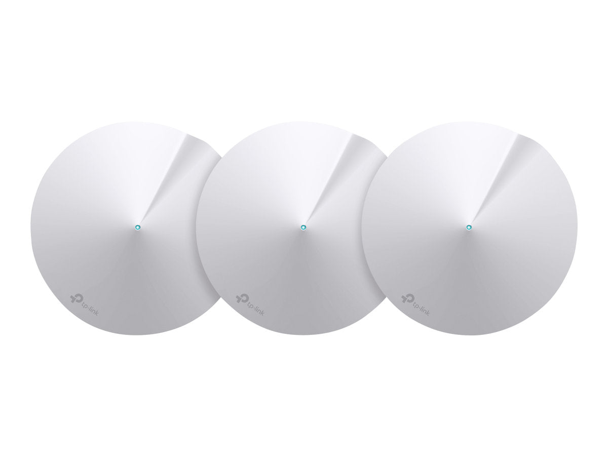 TP-LINK DECO M5 - Sistema Wi-Fi - hasta 4500 pies cuadrados - malla 1GbE - Wi-Fi 5 - Doble banda (paquete de 3)