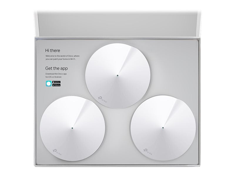 TP-LINK DECO M5 - Sistema Wi-Fi - hasta 4500 pies cuadrados - malla 1GbE - Wi-Fi 5 - Doble banda (paquete de 3)-14