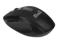 Klip Xtreme KMW-330 Vector - Ratón - ergonómico - óptico - 6 botones - inalámbrico - 2.4 GHz - receptor inalámbrico USB - negro-6