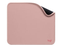 Logitech Studio Series - Alfombrilla de ratón - base de goma antideslizante, fácil deslizamiento, superficie resistente a salpicaduras - rosa oscuro