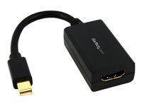 StarTech.com Adaptador Conversor de Vídeo Mini DisplayPort a HDMI - Cable Convertidor Pasivo - Hembra HDMI - Macho Mini DP - 1920x1200 - Adaptador de vídeo - Mini DisplayPort macho a HDMI hembra - 76.2 mm - negro - para P/N: DP2MDPMF3, DP2MDPMF6IN-4