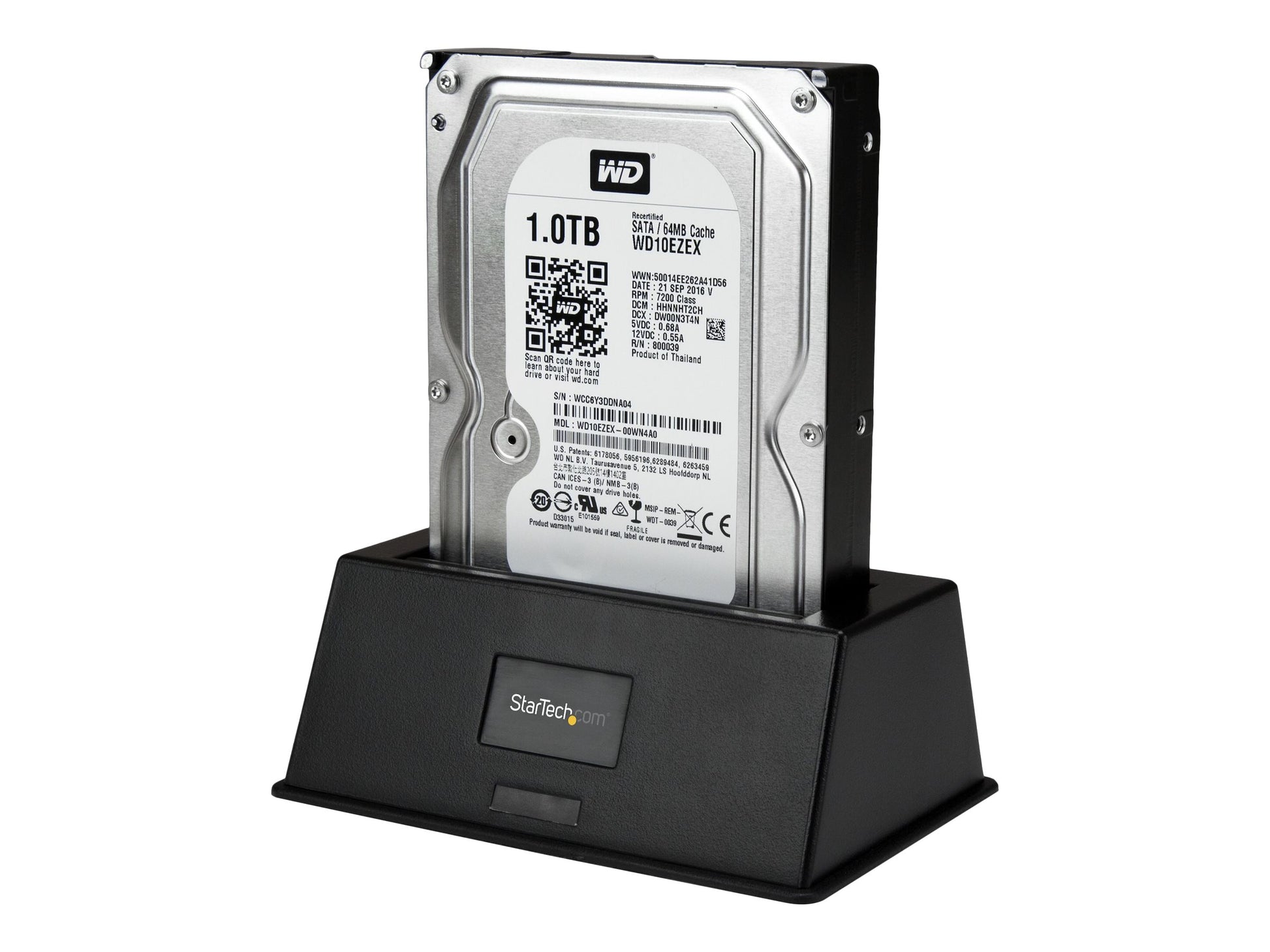 StarTech.com Estación de Acoplamiento USB 3.0 UASP para Conexión de Disco Duro SATA III de 2,5" y 3,5" Pulgadas - Docking Station - Controlador de almacenamiento - 2.5", 3.5" - SATA 6Gb/s - USB 3.0 - para P/N: SVA12M2NEUA, SVA12M5NA, USBDUP15, USBDUPE115,-13