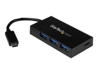 StarTech.com Concentrador USB 3.0 de 4 Puertos - USB-C a 1x USB-C y 3x USB-A - Hub USB Type-C a 1x USB Type-C a 3x USB-A - Hub - 4 x SuperSpeed USB 3.0 - sobremesa - para P/N: CFASTRWU3C, SDMSDRWU3AC, TB3DK2DPPD, TB3DK2DPPDUE, TB3DKDPMAW, TB3DKDPMAWUE-6