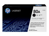 HP 80A - Negro - original - LaserJet - cartucho de tóner (CF280A) - para LaserJet Pro 400 M401, MFP M425-4
