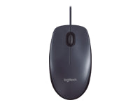 Logitech M100 - Ratón - diestro y zurdo - óptico - 3 botones - cableado - USB - negro-12