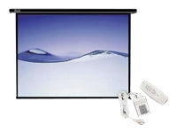 Klip Xtreme KPS-502 - Pantalla de proyección - instalable en el techo, instalable en pared - motorizado - 100" (254 cm) - 4:3 - Matte White - blanco-1