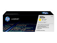 HP 305A - Amarillo - original - LaserJet - cartucho de tóner (CE412A) - para LaserJet Pro 300 M351, 400 M451, MFP M375, MFP M475-3