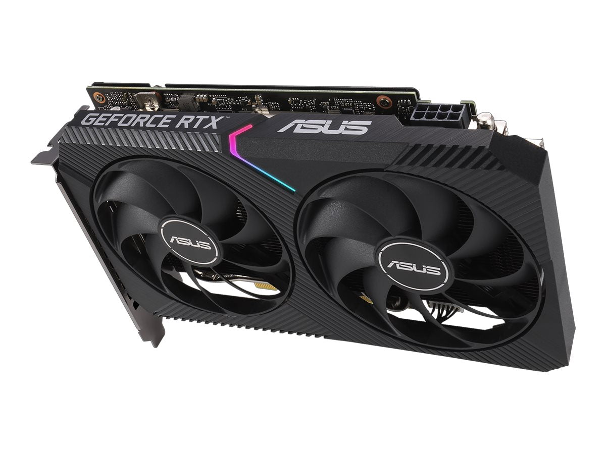 ASUS DUAL-RTX3060-O12G-V2 - OC Edition - tarjeta gráfica - GF RTX 3060 - 12 GB GDDR6 - PCIe 4.0 x16 - HDMI, 3 x DisplayPort-12