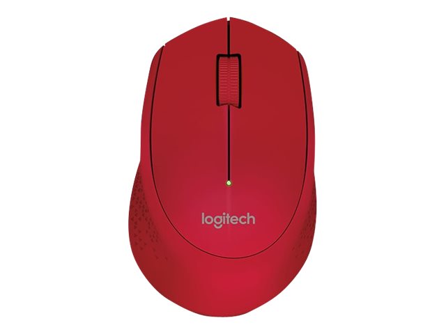 Logitech M280 - Ratón - diestro - óptico - 3 botones - inalámbrico - 2.4 GHz - receptor inalámbrico USB - rojo-2