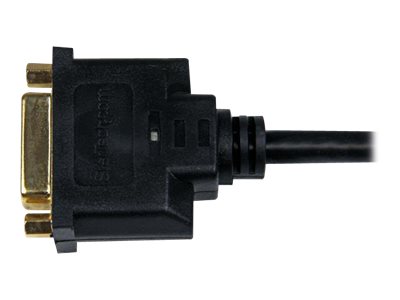 StarTech.com Adaptador de 20cm HDMI a DVI - DVI-D Hembra - HDMI Macho - Cable Conversor de Vídeo - Negro - Adaptador de vídeo - HDMI macho a DVI-D hembra - 20.32 cm - blindado - negro - para P/N: BNDDKT30CAHV, CDP2DVIMM2MB, DKT30CSDHPD, DKT30CSDHPD3, DP2D-6