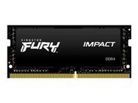 Kingston FURY Impact - DDR4 - módulo - 16 GB - SO-DIMM de 260 contactos - 3200 MHz / PC4-25600 - CL20 - 1.2 V - sin búfer - no ECC - negro-2