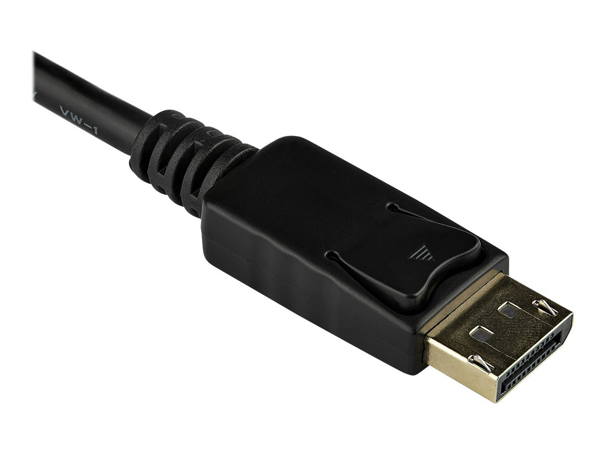 StarTech.com Adaptador Conversor de Vídeo DisplayPort DP a VGA - Cable Convertidor Activo - Hembra VGA - Macho DP - Hasta 1920x1200 - Adaptador de pantalla - DisplayPort (M) a HD-15 (VGA) (H) - 27.94 cm - trabado - negro - para P/N: DK30C2DAGPD, MST14DP12-7
