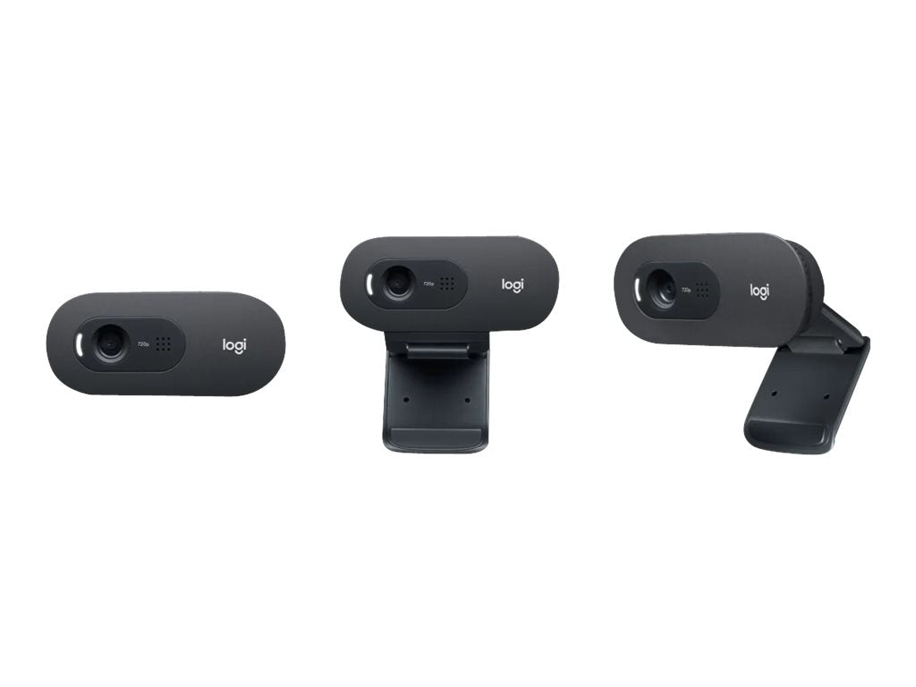Logitech C505e - Webcam - color - 720p - focal fijado - audio - USB-6
