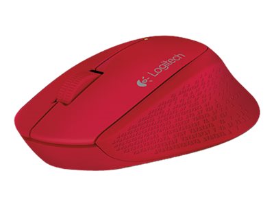 Logitech M280 - Ratón - diestro - óptico - 3 botones - inalámbrico - 2.4 GHz - receptor inalámbrico USB - rojo-3