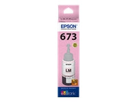 Epson T673 - Magenta claro - original - recarga de tinta - para Epson L1800, L800, L805, L810, L850; EcoTank L1800-2