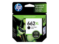 HP 662XL - Alto rendimiento - negro - original - Ink Advantage - cartucho de tinta - para Deskjet 1516, Ink Advantage 15XX, Ink Advantage 35XX, Ink Advantage 4645