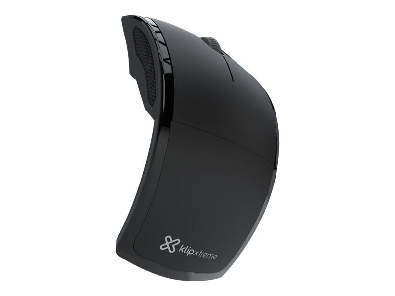 Klip Xtreme Lightflex KMW-375 - Ratón - ergonómico - óptico - 3 botones - inalámbrico - 2.4 GHz - receptor inalámbrico USB - negro-11
