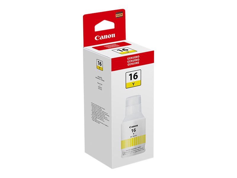 Canon GI 16 Y - 132 ml - amarillo - original - recarga de tinta - para MAXIFY GX6010, GX7010-5