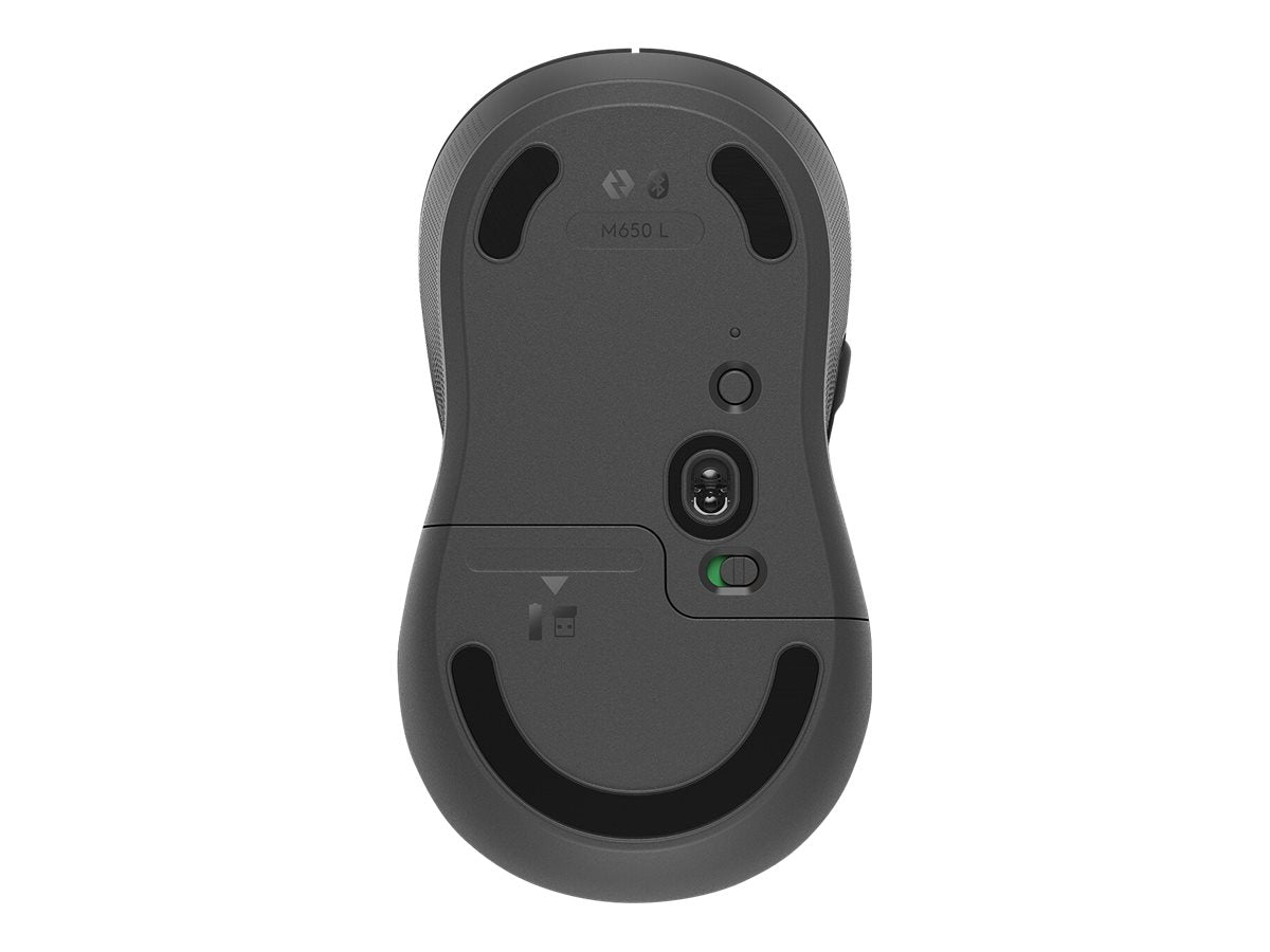 Logitech Signature M650 - Ratón - diestro - inalámbrico - Bluetooth - receptor de USB Logitech Logi Bolt - grafito-12