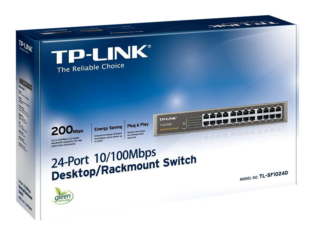 TP-Link TL-SF1024D - Conmutador - 24 x 10/100 - sobremesa-3