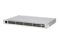 Ubiquiti UniFi Switch USW-48-POE - Conmutador - Gestionado - 48 x 10/100/1000 (32 PoE+) + 4 x Gigabit SFP - montaje en rack, sobremesa - PoE+ (195 W)-8