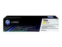 HP 126A - Amarillo - original - LaserJet - cartucho de tóner (CE312A) - para Color LaserJet Pro CP1025; LaserJet Pro MFP M175; TopShot LaserJet Pro M275-1
