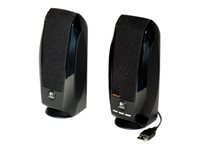 Logitech S150 - Altavoces - para PC - USB - 1.2 vatios (Total) - negro